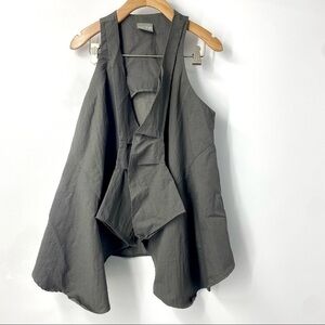 Vintage Niche Nilgun Derman drape vest M